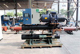 酒店供暖供水，一臺螺桿式水源熱泵機(jī)組就能滿足