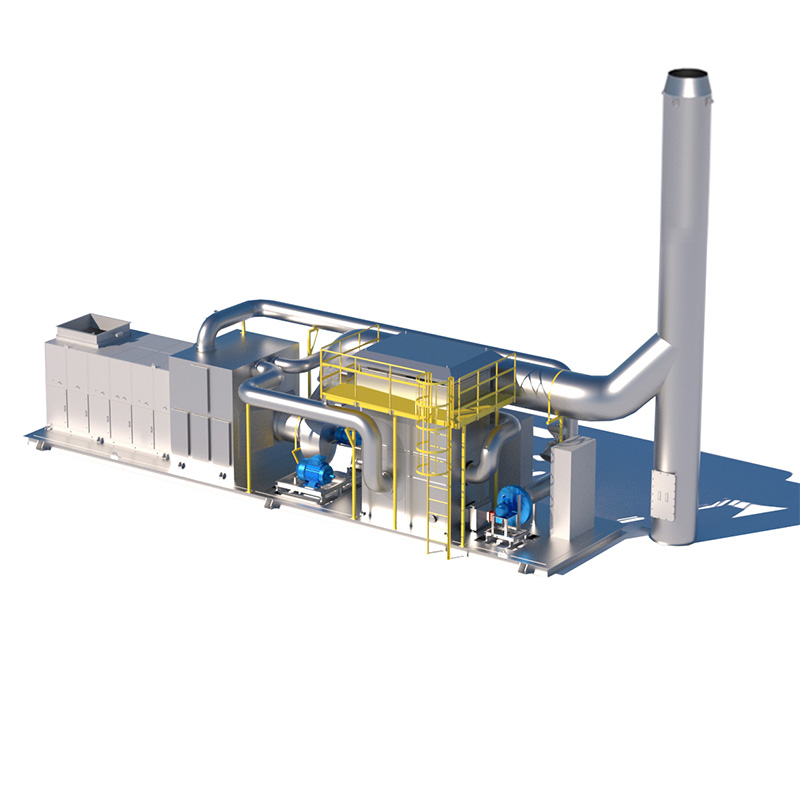 沸石濃縮轉(zhuǎn)輪裝置+催化燃燒(CO)